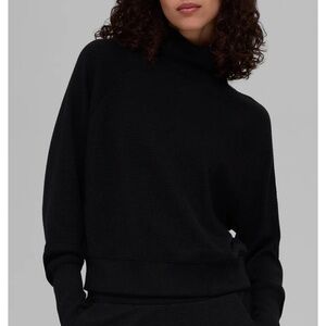 Alo Waffle Weekend Escape Mock Neck Long Sleeve